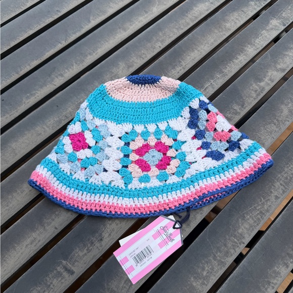 NWT MC2 Saint Barth Crochet Bucket Hat Multicolor - Picture 10 of 12